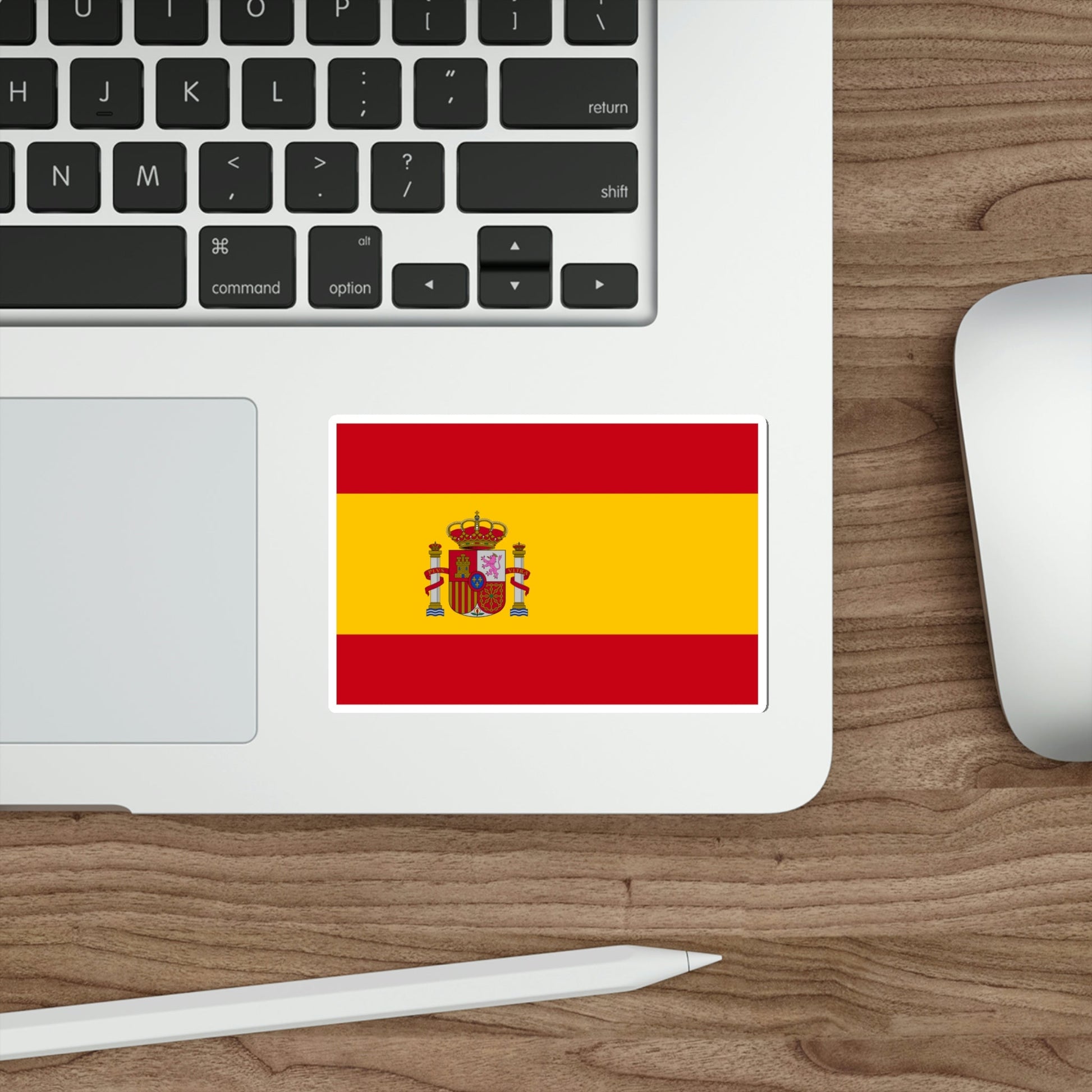 Flag of Spain STICKER Vinyl Die-Cut Decal-The Sticker Space