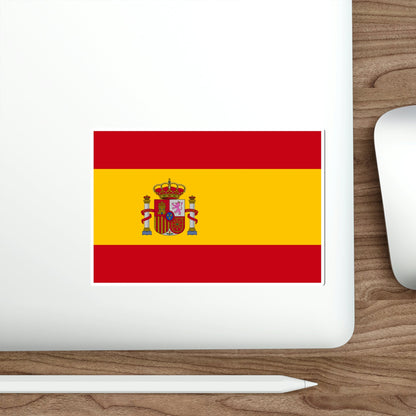 Flag of Spain STICKER Vinyl Die-Cut Decal-The Sticker Space