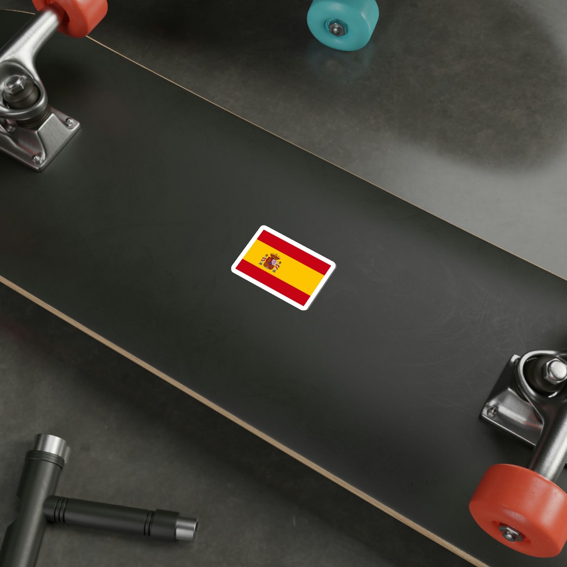 Flag of Spain STICKER Vinyl Die-Cut Decal-The Sticker Space