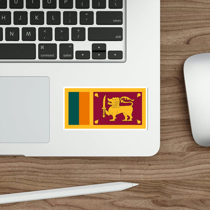 Flag of Sri Lanka STICKER Vinyl Die-Cut Decal-The Sticker Space