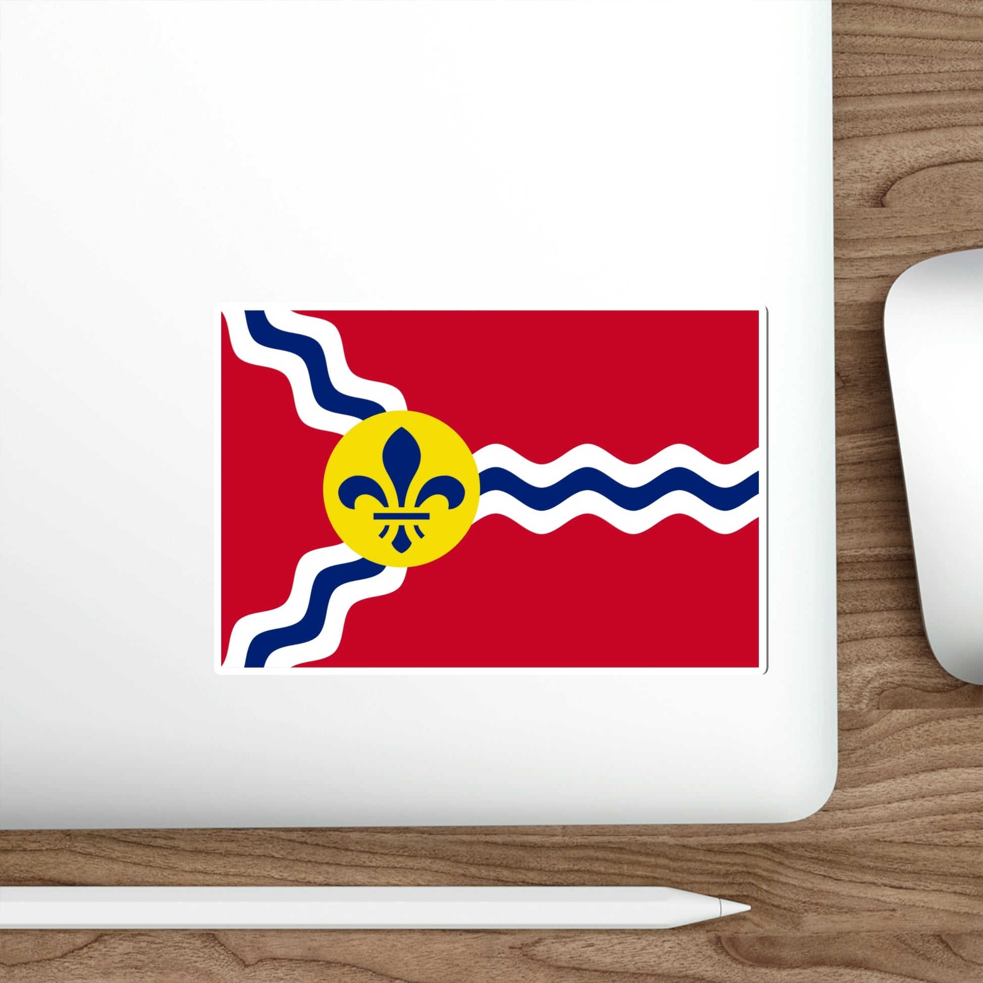 Flag of St. Louis Missouri USA STICKER Vinyl Die-Cut Decal-The Sticker Space