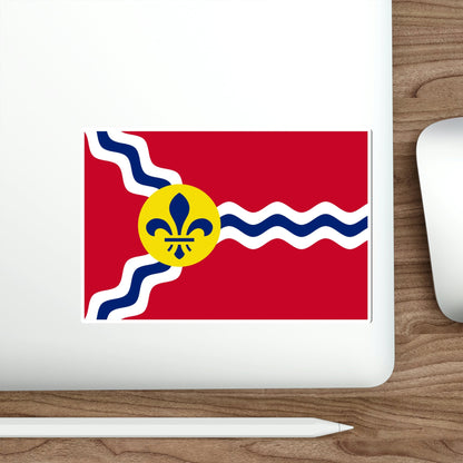 Flag of St. Louis Missouri USA STICKER Vinyl Die-Cut Decal-The Sticker Space