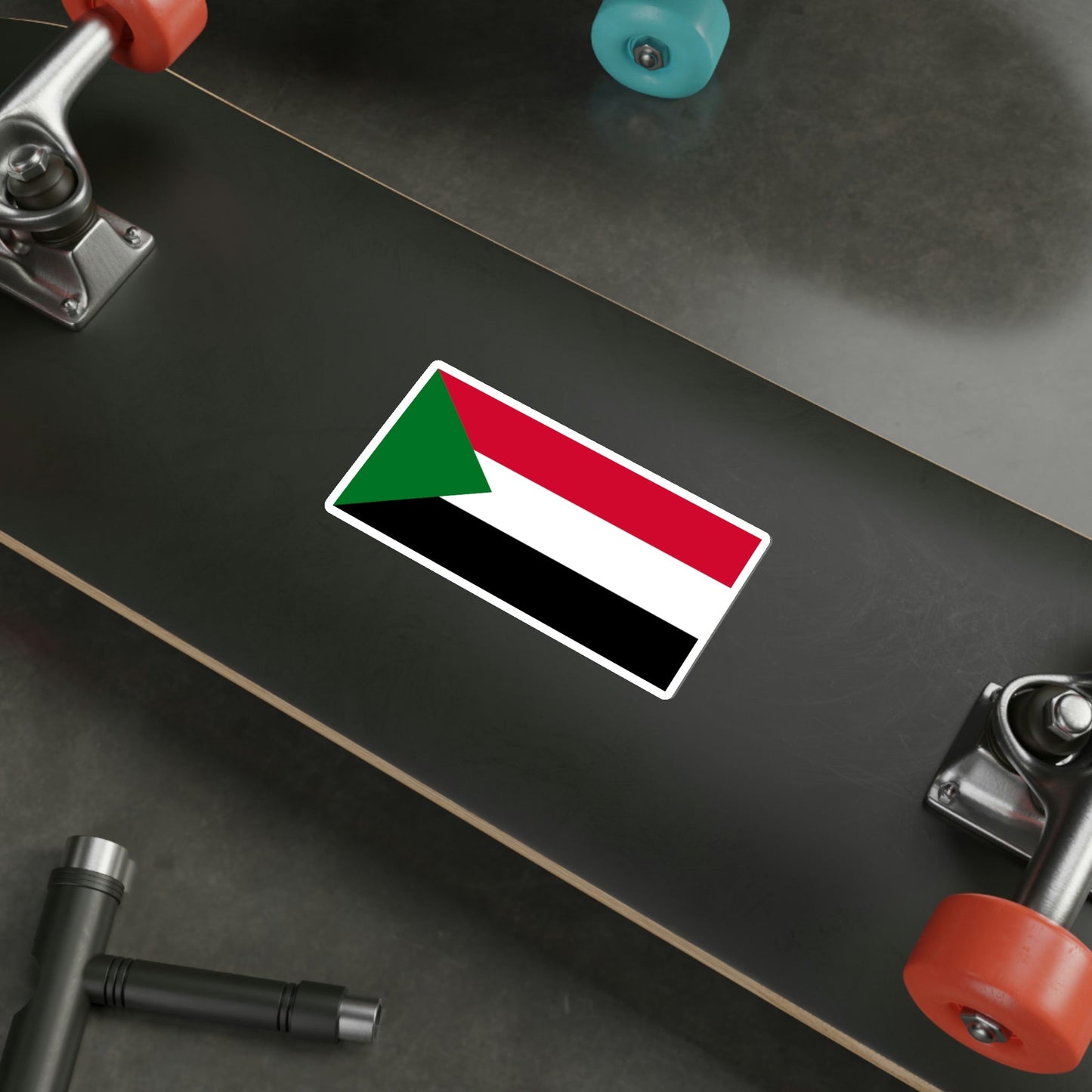 Flag of Sudan STICKER Vinyl Die-Cut Decal-The Sticker Space