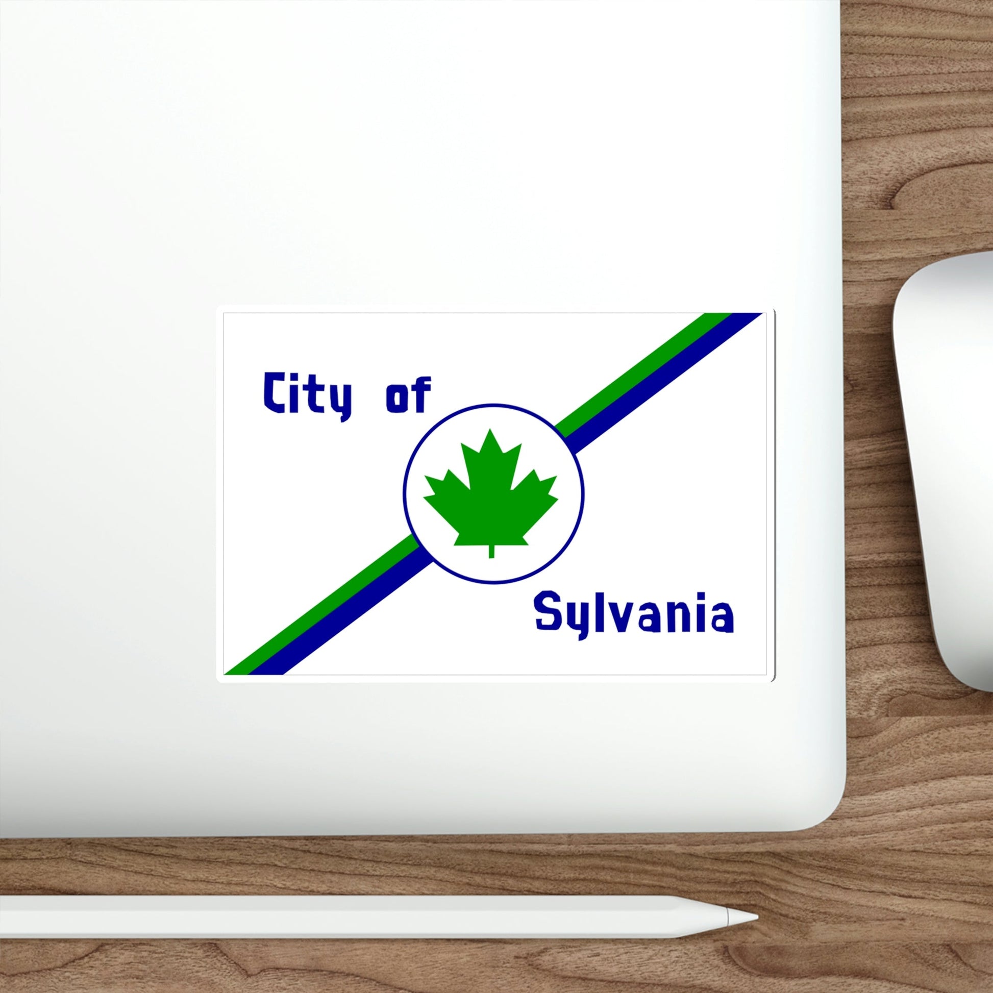 Flag of Sylvania Ohio USA STICKER Vinyl Die-Cut Decal-The Sticker Space