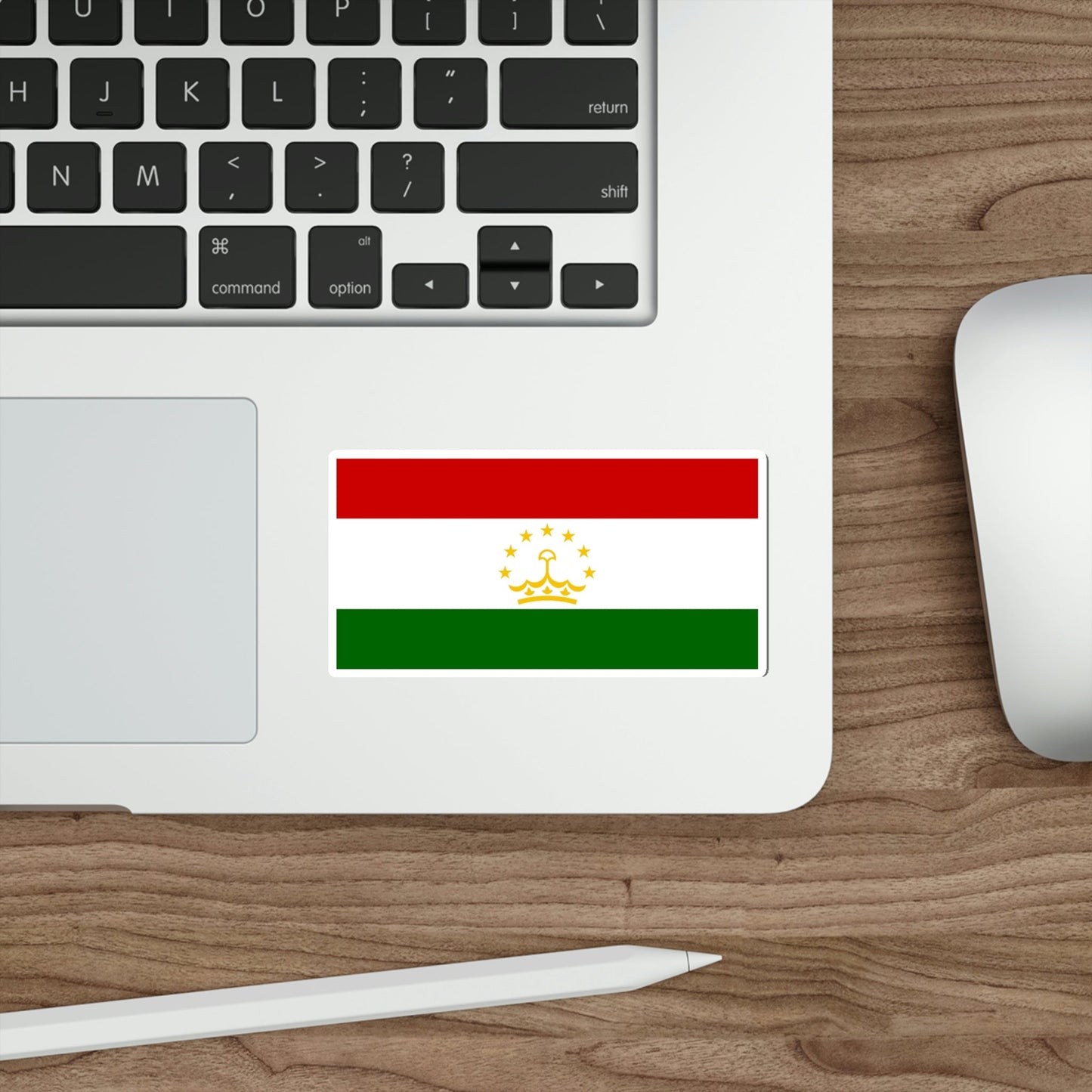 Flag of Tajikistan STICKER Vinyl Die-Cut Decal-The Sticker Space