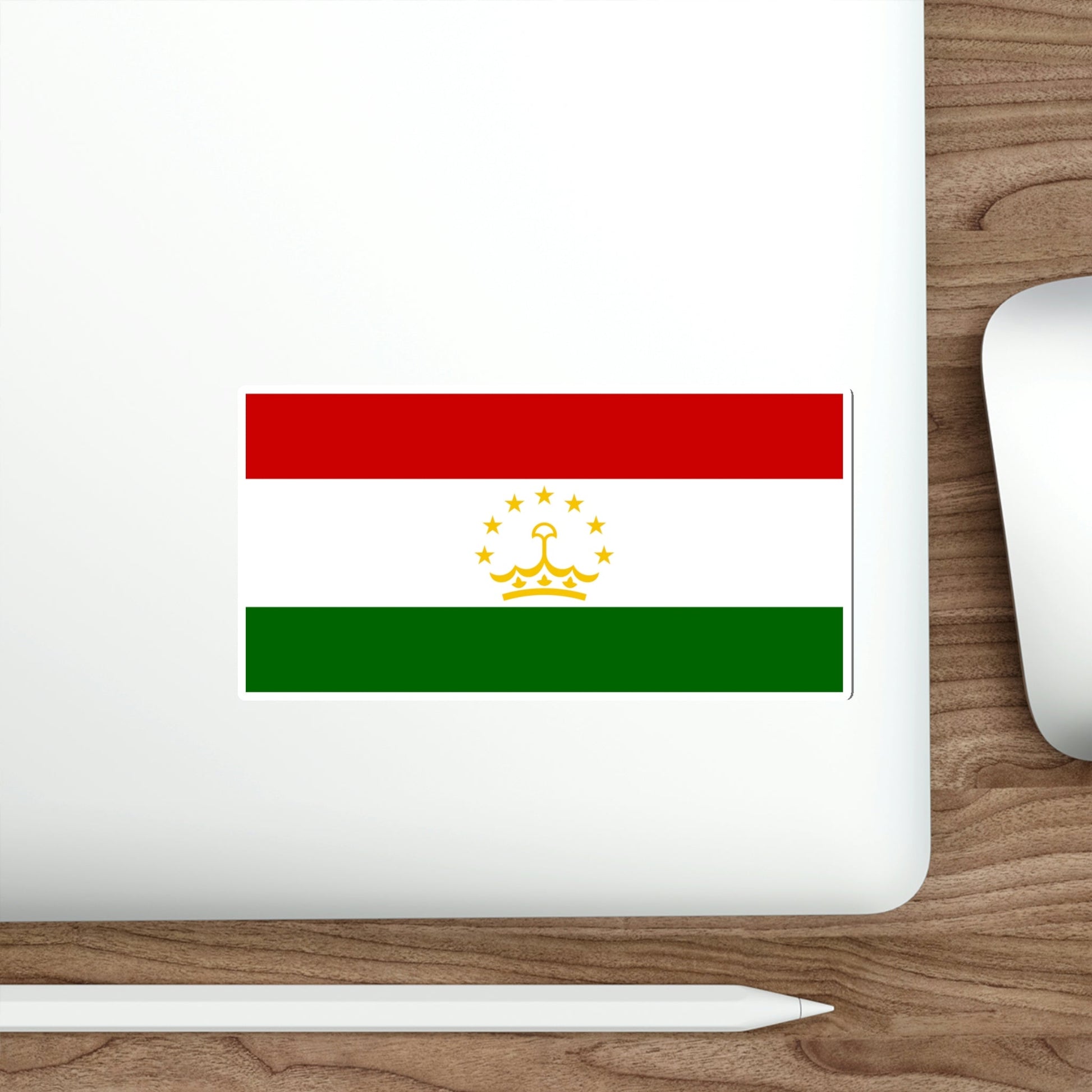 Flag of Tajikistan STICKER Vinyl Die-Cut Decal-The Sticker Space