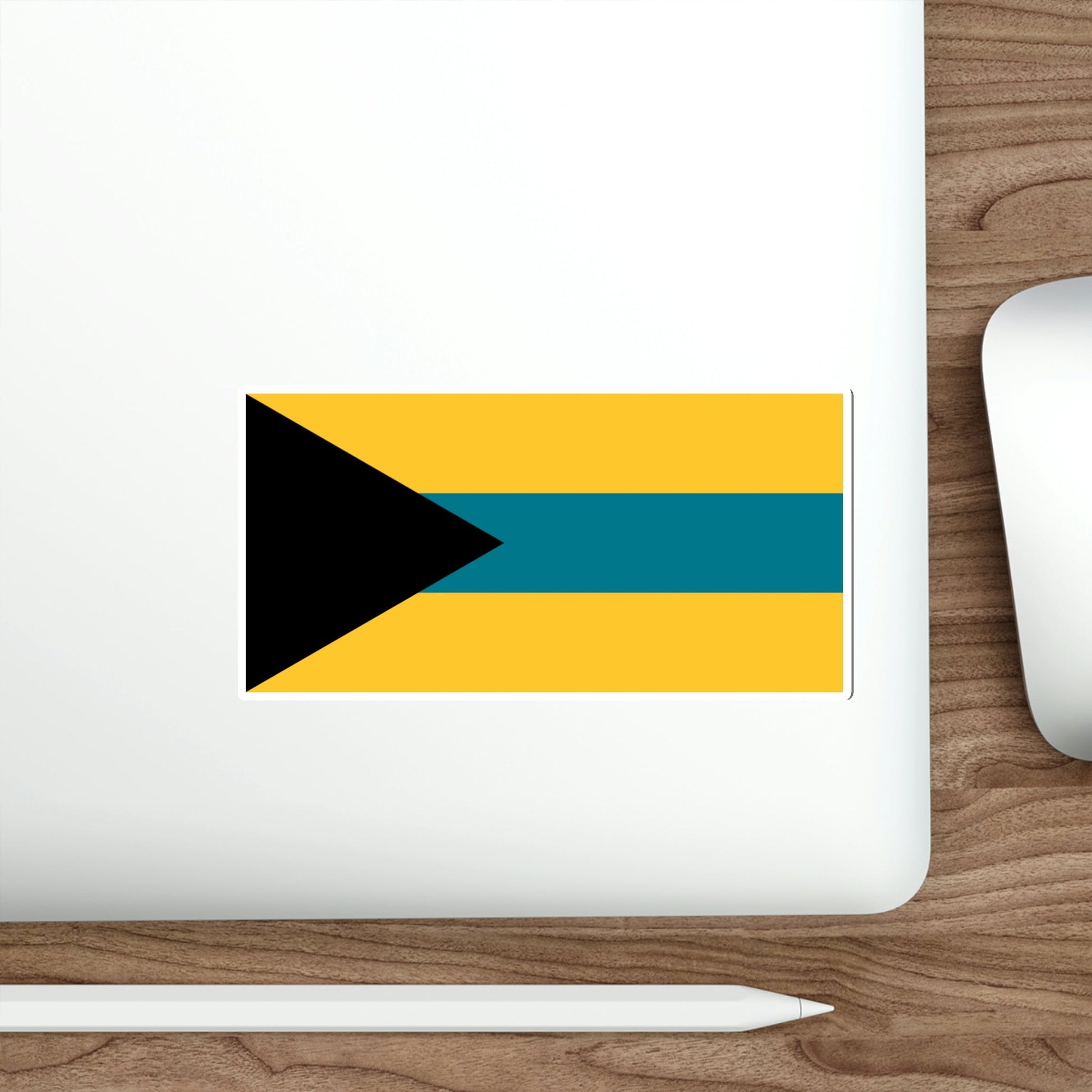 Flag of the Bahamas (1973 Proposal) STICKER Vinyl Die-Cut Decal-The Sticker Space