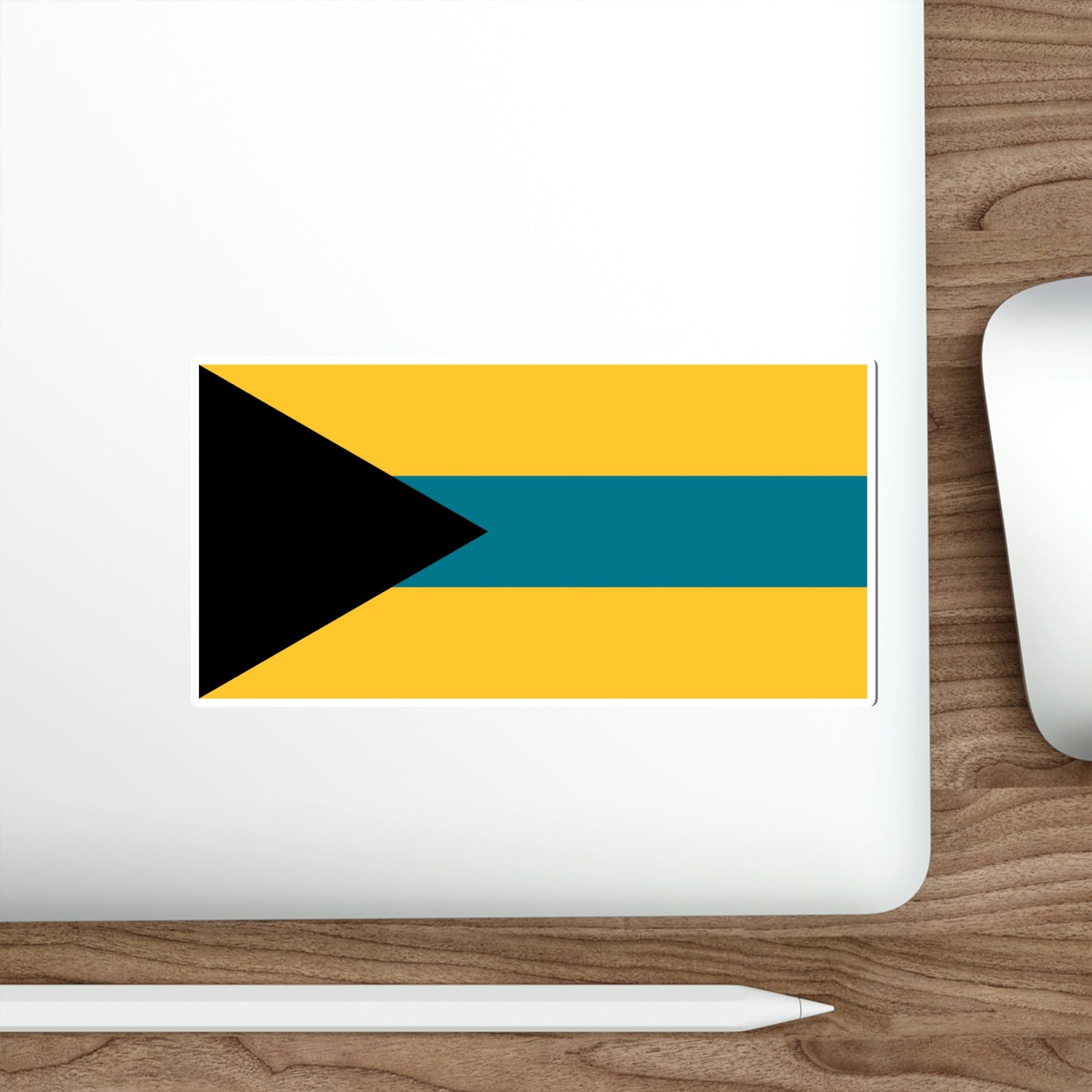 Flag of the Bahamas (1973 Proposal) STICKER Vinyl Die-Cut Decal-The Sticker Space