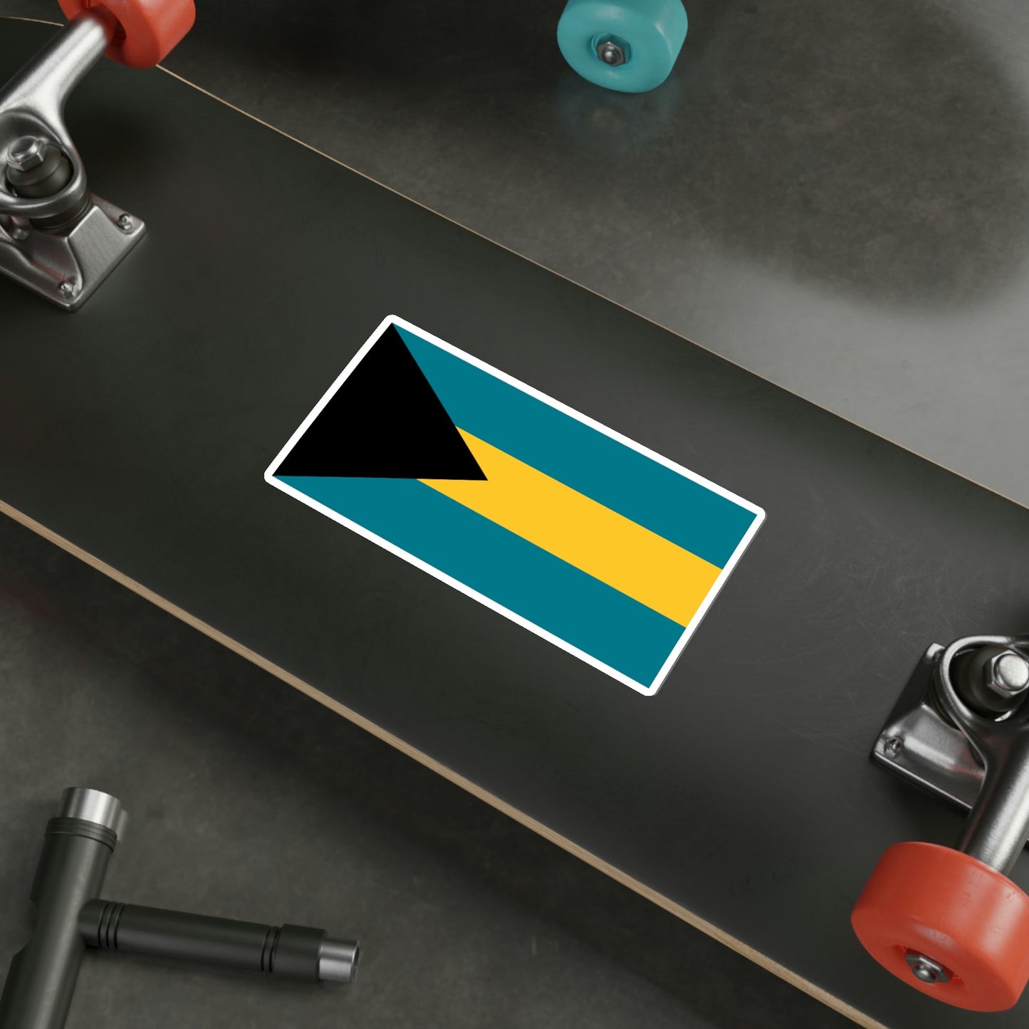 Flag of the Bahamas STICKER Vinyl Die-Cut Decal-The Sticker Space