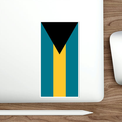 Flag of the Bahamas (Vertical) STICKER Vinyl Die-Cut Decal-The Sticker Space