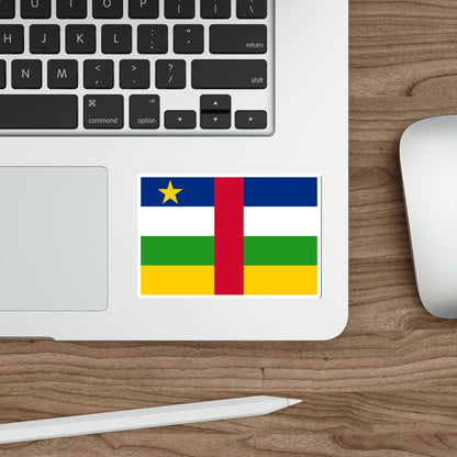 Flag of the Central African Republic STICKER Vinyl Die-Cut Decal-The Sticker Space