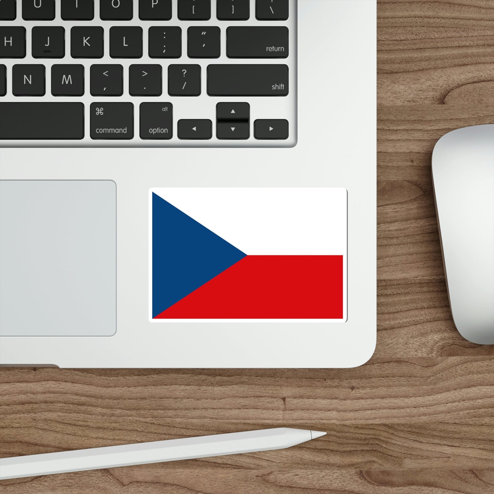 Flag of the Czech Republic STICKER Vinyl Die-Cut Decal-The Sticker Space