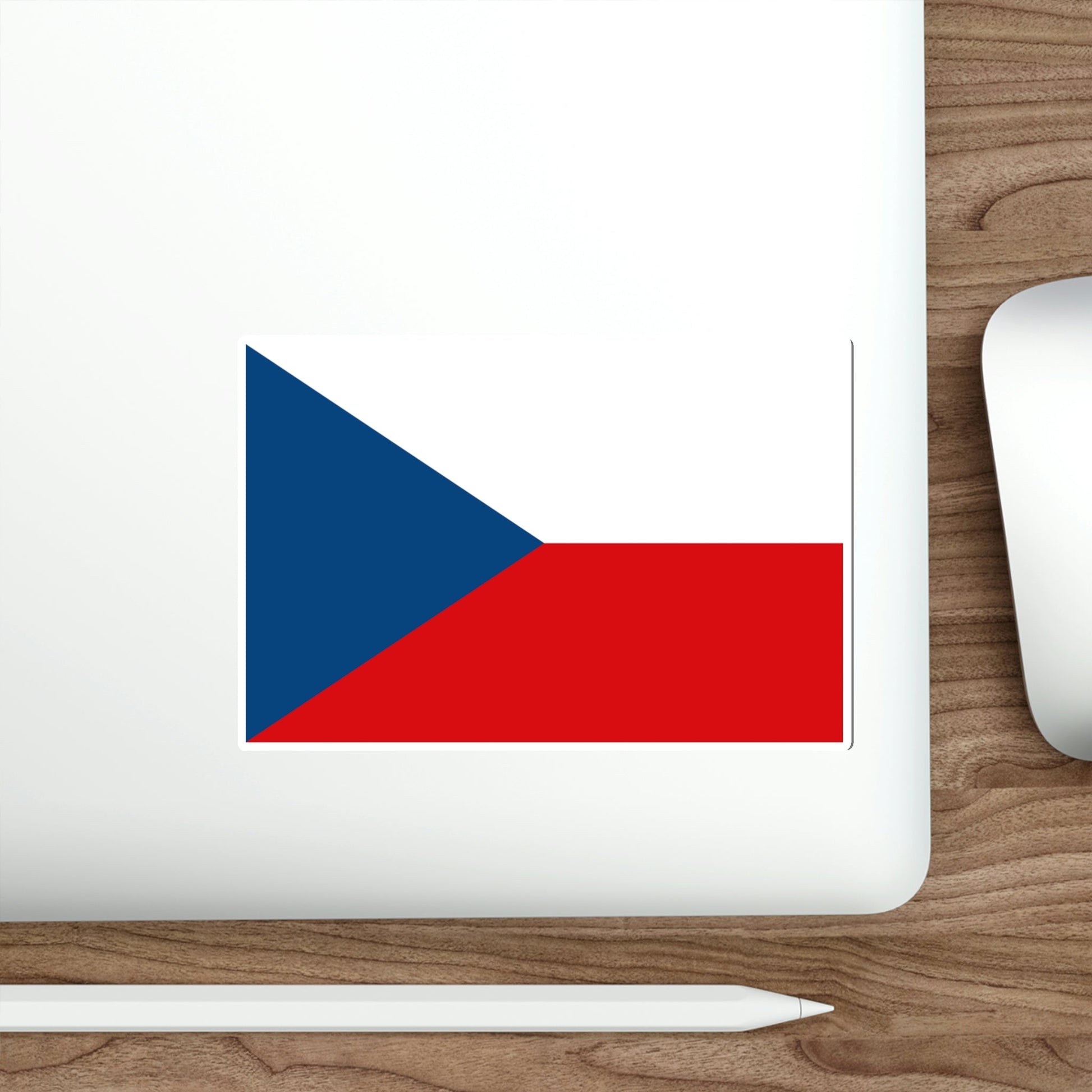 Flag of the Czech Republic STICKER Vinyl Die-Cut Decal-The Sticker Space