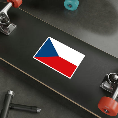 Flag of the Czech Republic STICKER Vinyl Die-Cut Decal-The Sticker Space