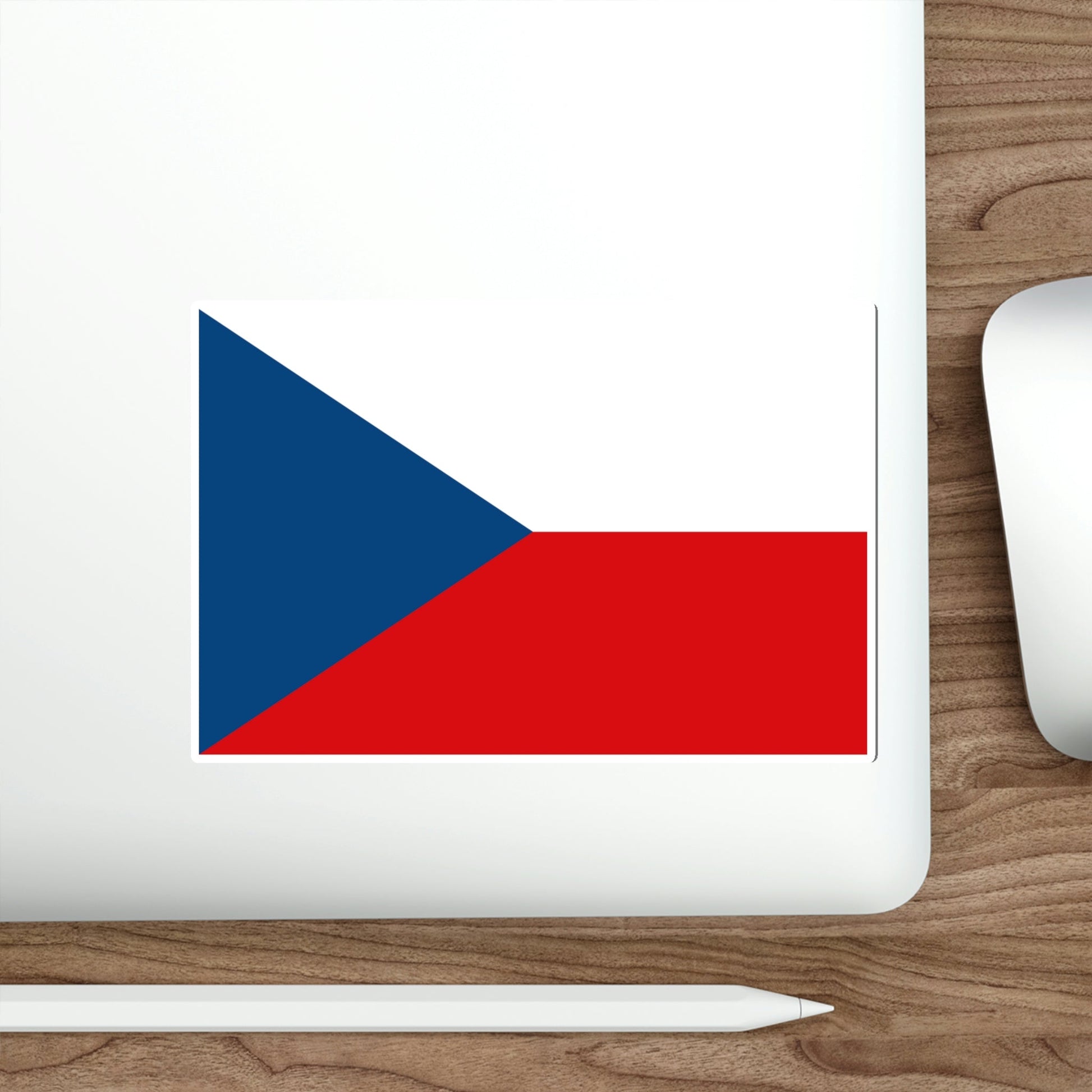 Flag of the Czech Republic STICKER Vinyl Die-Cut Decal-The Sticker Space