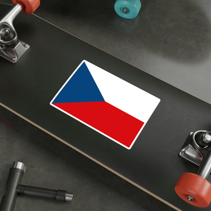 Flag of the Czech Republic STICKER Vinyl Die-Cut Decal-The Sticker Space