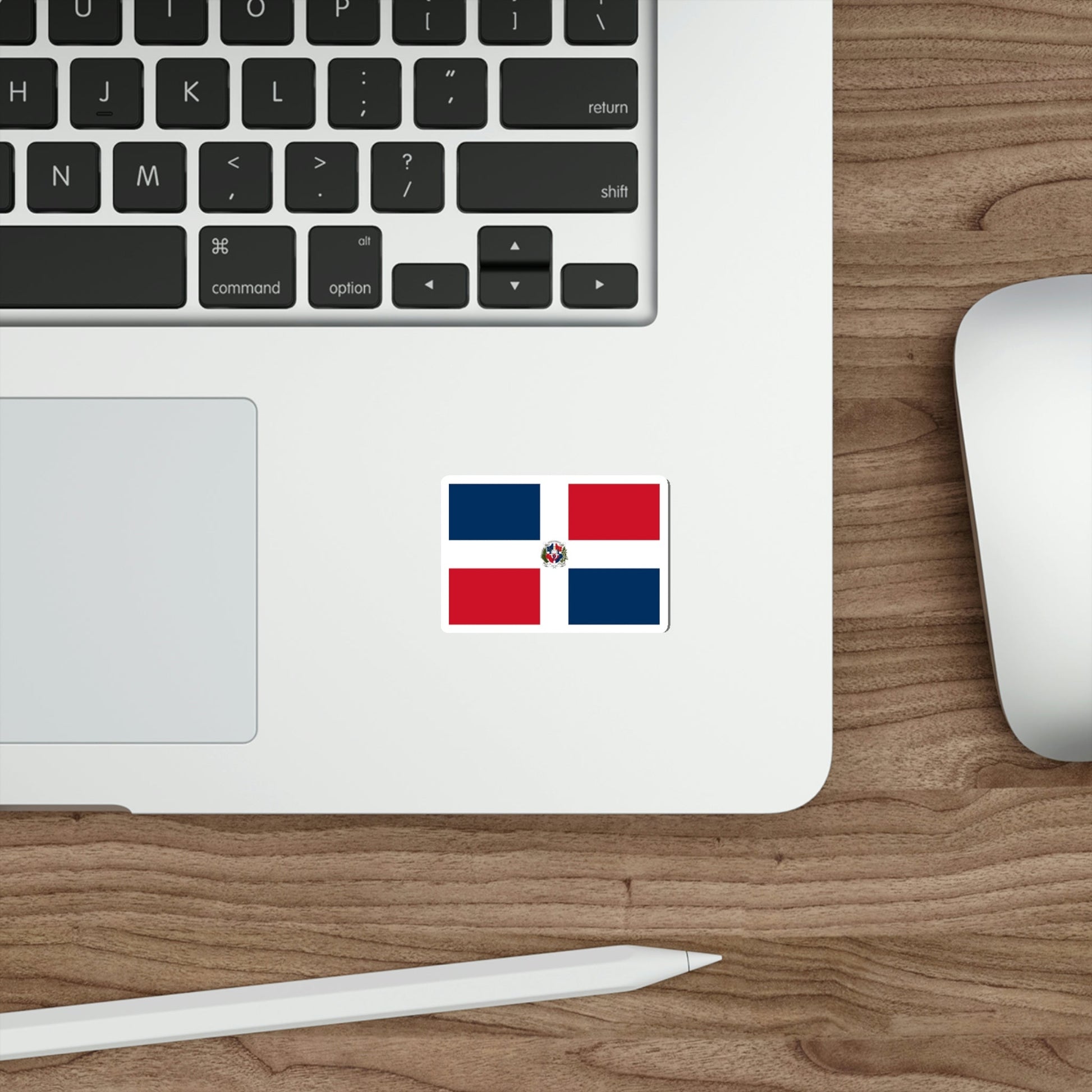 Flag of the Dominican First Republic STICKER Vinyl Die-Cut Decal-The Sticker Space