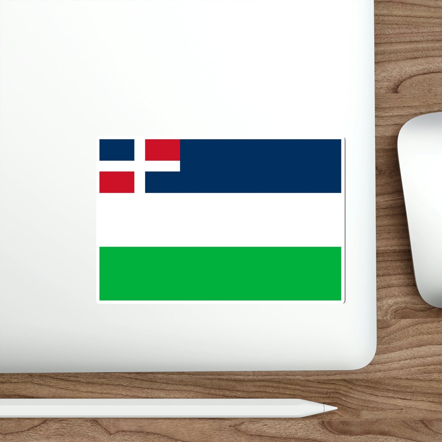 Flag of the Dominican National Police STICKER Vinyl Die-Cut Decal-The Sticker Space