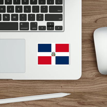 Flag of the Dominican Republic STICKER Vinyl Die-Cut Decal-The Sticker Space