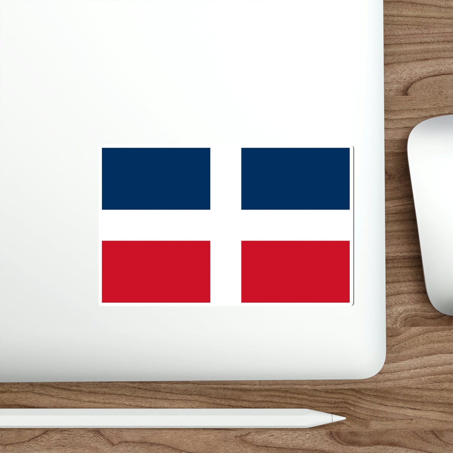 Flag of the Dominican Republic (up to 1844) STICKER Vinyl Die-Cut Decal-The Sticker Space