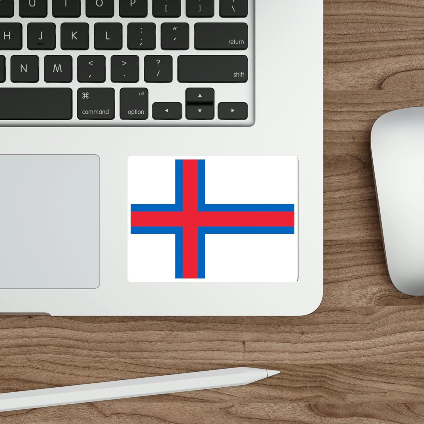 Flag of the Faroe Islands STICKER Vinyl Die-Cut Decal-The Sticker Space