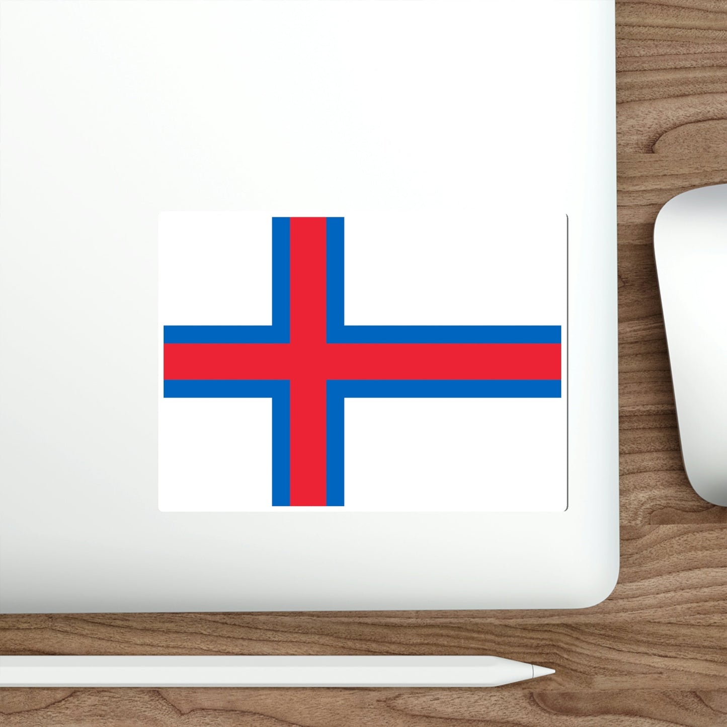 Flag of the Faroe Islands STICKER Vinyl Die-Cut Decal-The Sticker Space