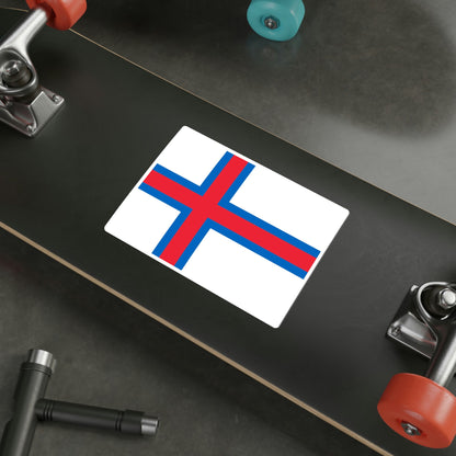 Flag of the Faroe Islands STICKER Vinyl Die-Cut Decal-The Sticker Space