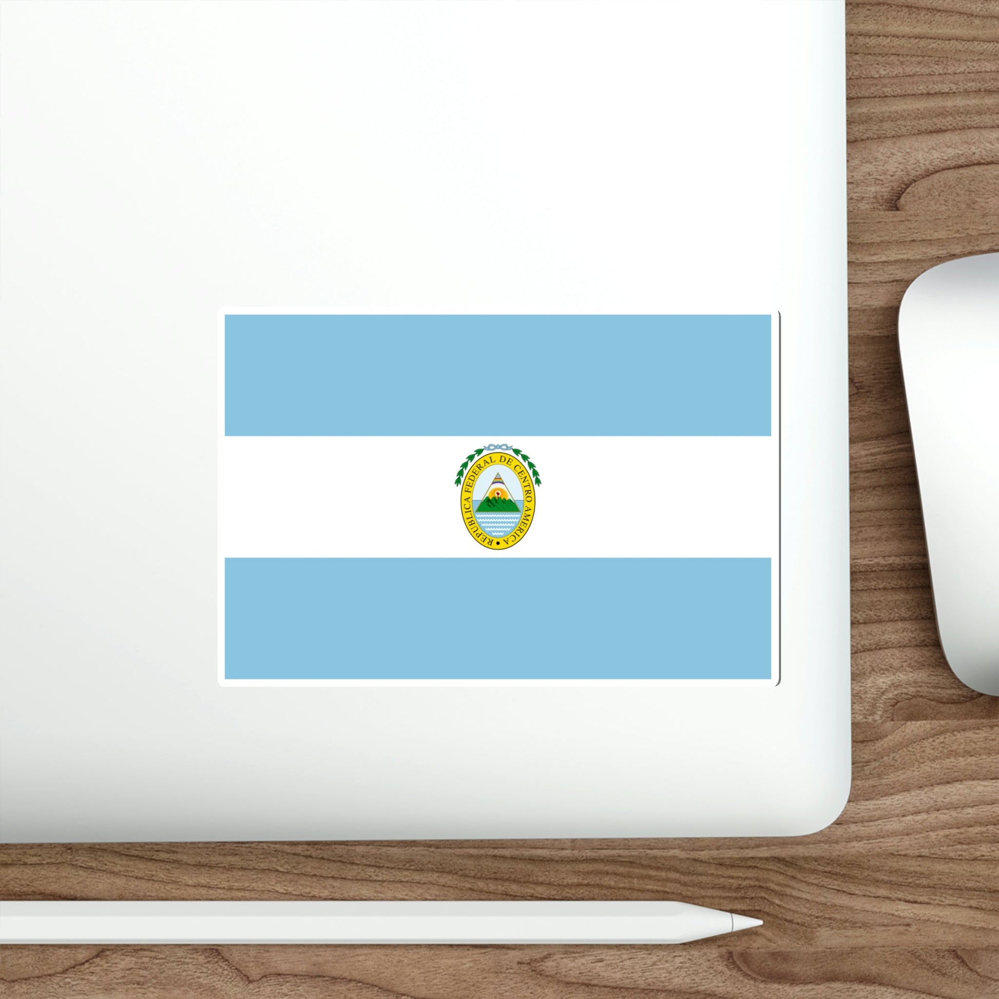 Flag of the Federal Republic of Central America STICKER Vinyl Die-Cut Decal-The Sticker Space