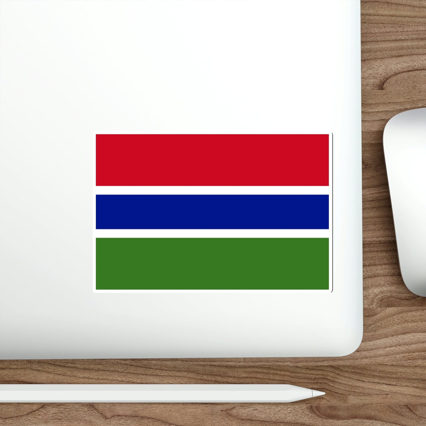 Flag of the Gambia STICKER Vinyl Die-Cut Decal-The Sticker Space