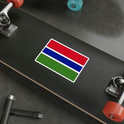 Flag of the Gambia STICKER Vinyl Die-Cut Decal-The Sticker Space