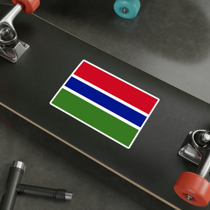 Flag of the Gambia STICKER Vinyl Die-Cut Decal-The Sticker Space