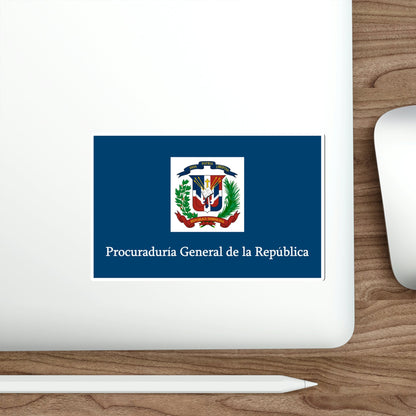 Flag of the General Prosecutor of the Dominican Republic STICKER Vinyl Die-Cut Decal-The Sticker Space