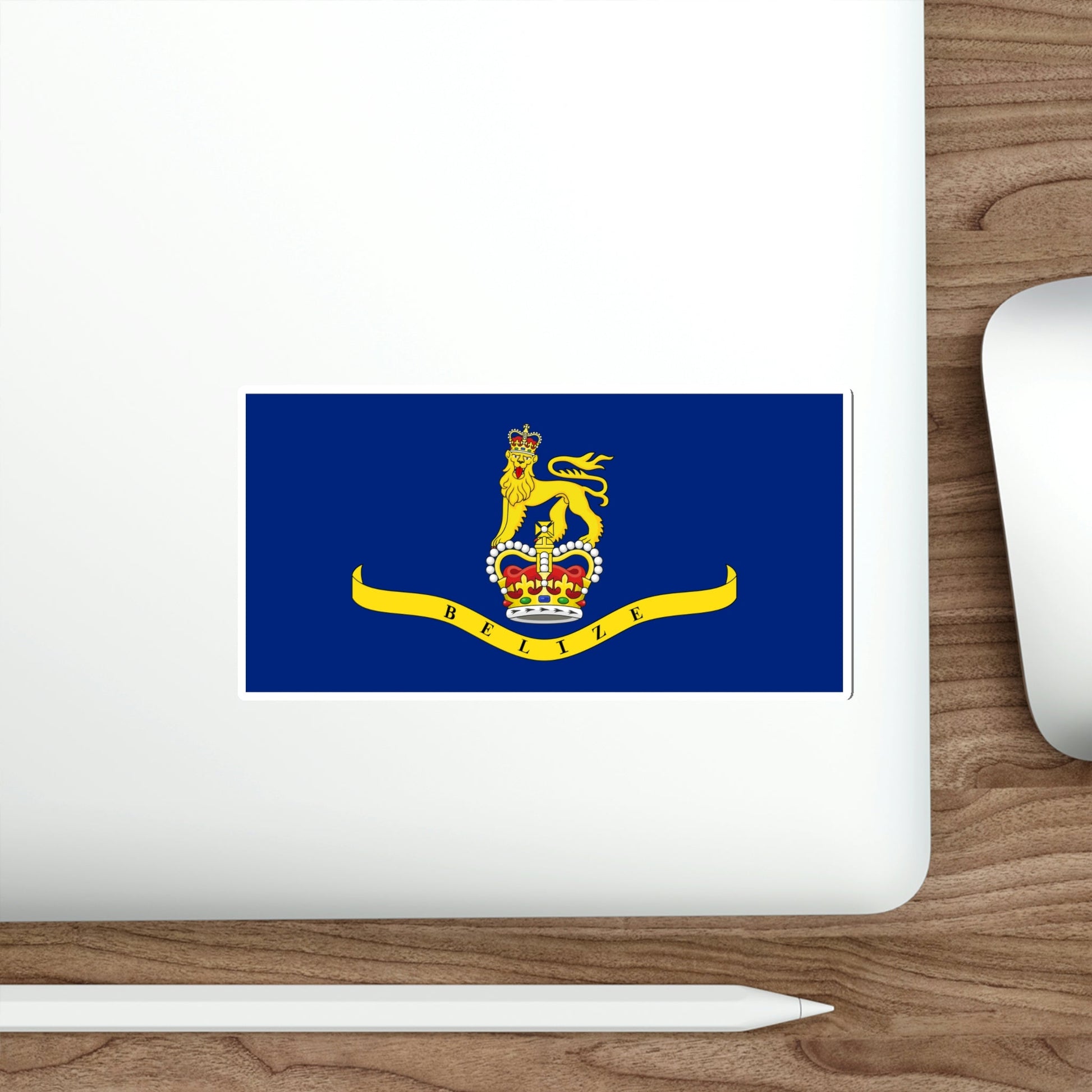 Flag of the Governor-General of Belize STICKER Vinyl Die-Cut Decal-The Sticker Space