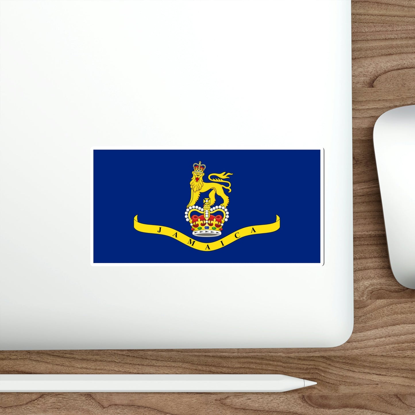 Flag of the Governor-General of Jamaica STICKER Vinyl Die-Cut Decal-The Sticker Space