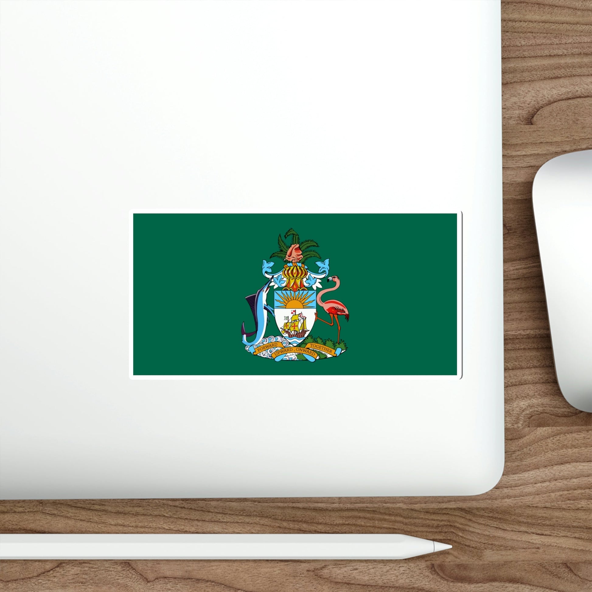 Flag of the House of Assembly of the Bahamas STICKER Vinyl Die-Cut Decal-The Sticker Space