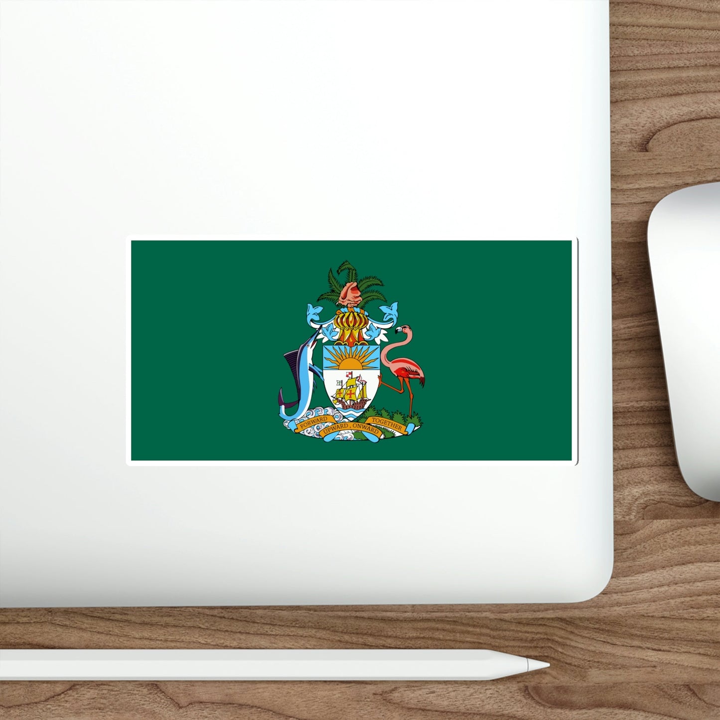 Flag of the House of Assembly of the Bahamas STICKER Vinyl Die-Cut Decal-The Sticker Space