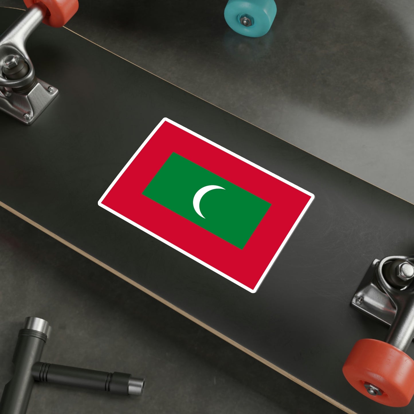 Flag of the Maldives STICKER Vinyl Die-Cut Decal-The Sticker Space