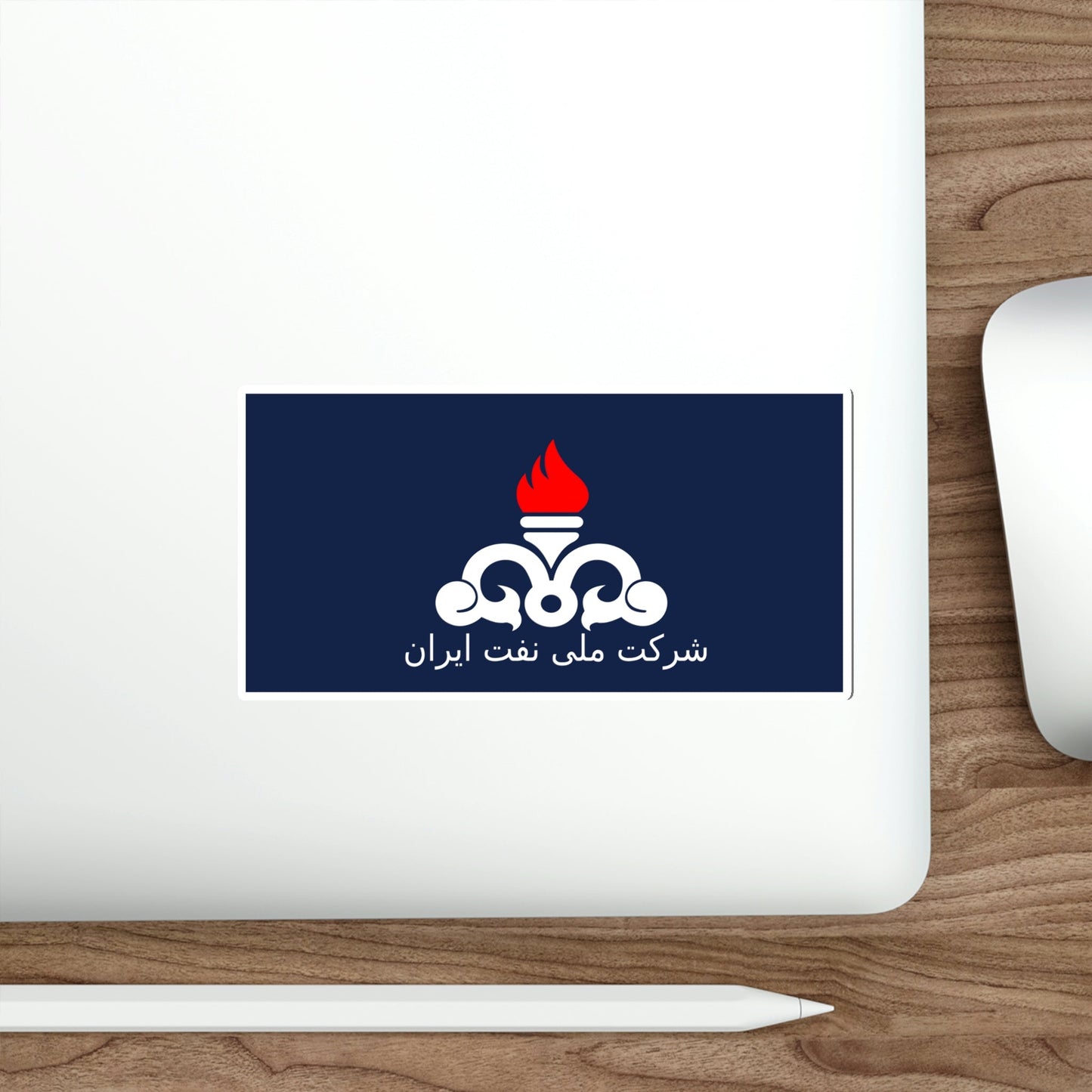 Flag of the National Iranian Oil Company (Iran) STICKER Vinyl Die-Cut Decal-The Sticker Space