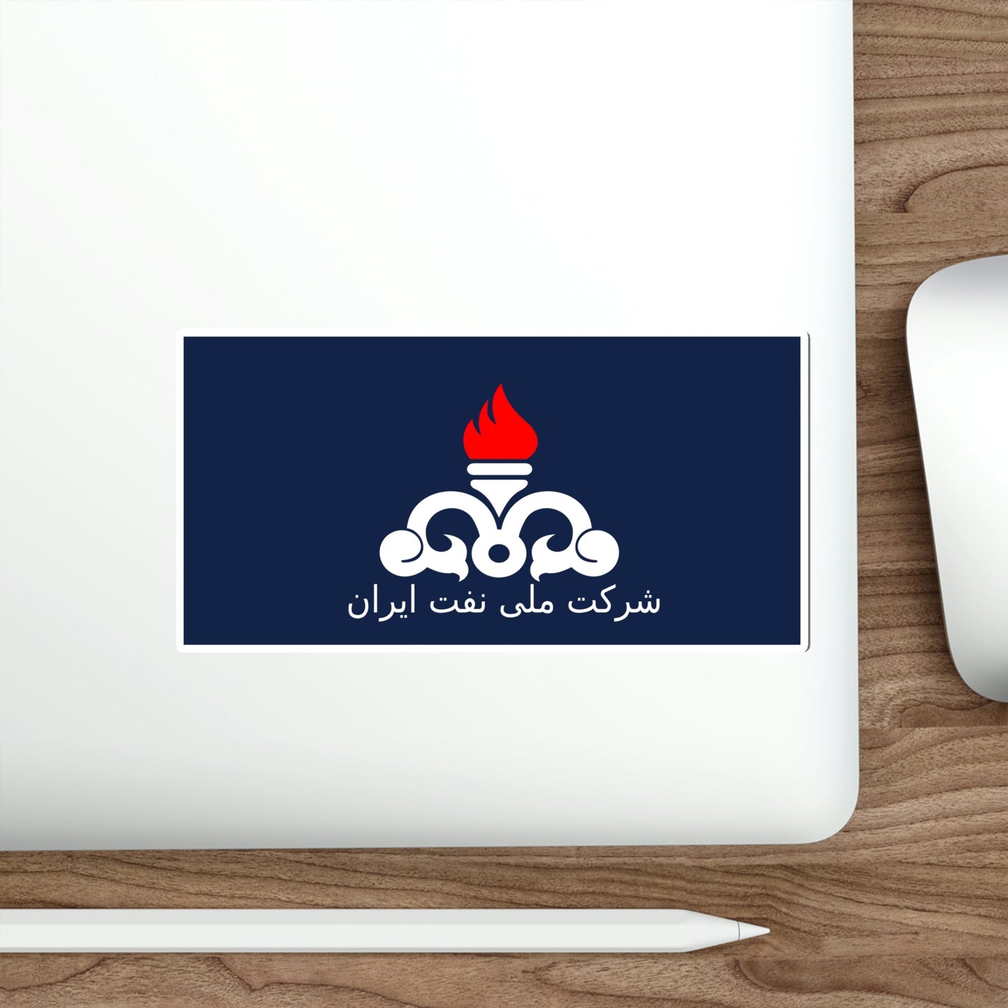 Flag of the National Iranian Oil Company (Iran) STICKER Vinyl Die-Cut Decal-The Sticker Space