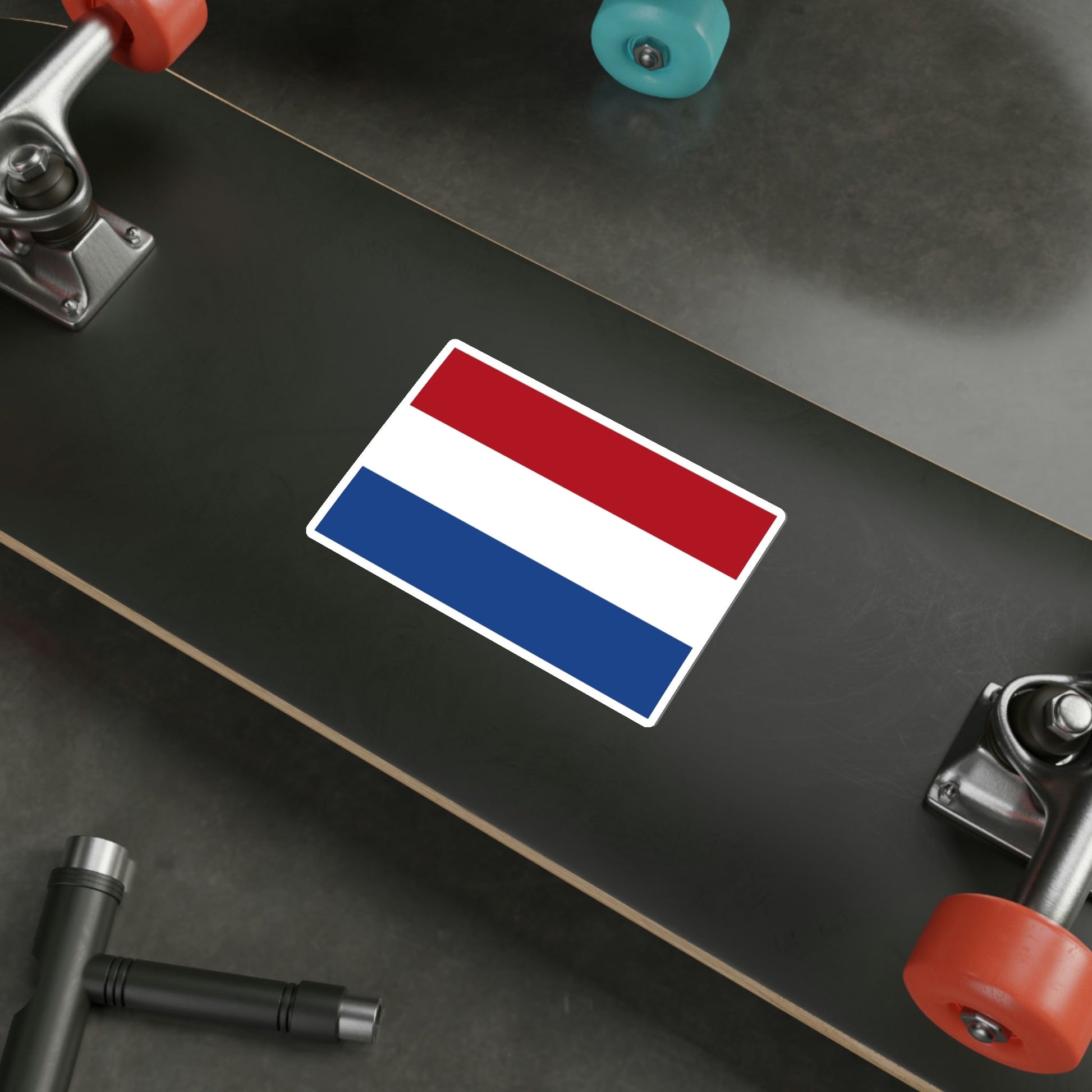 Flag of the Netherlands STICKER Vinyl Die-Cut Decal-The Sticker Space