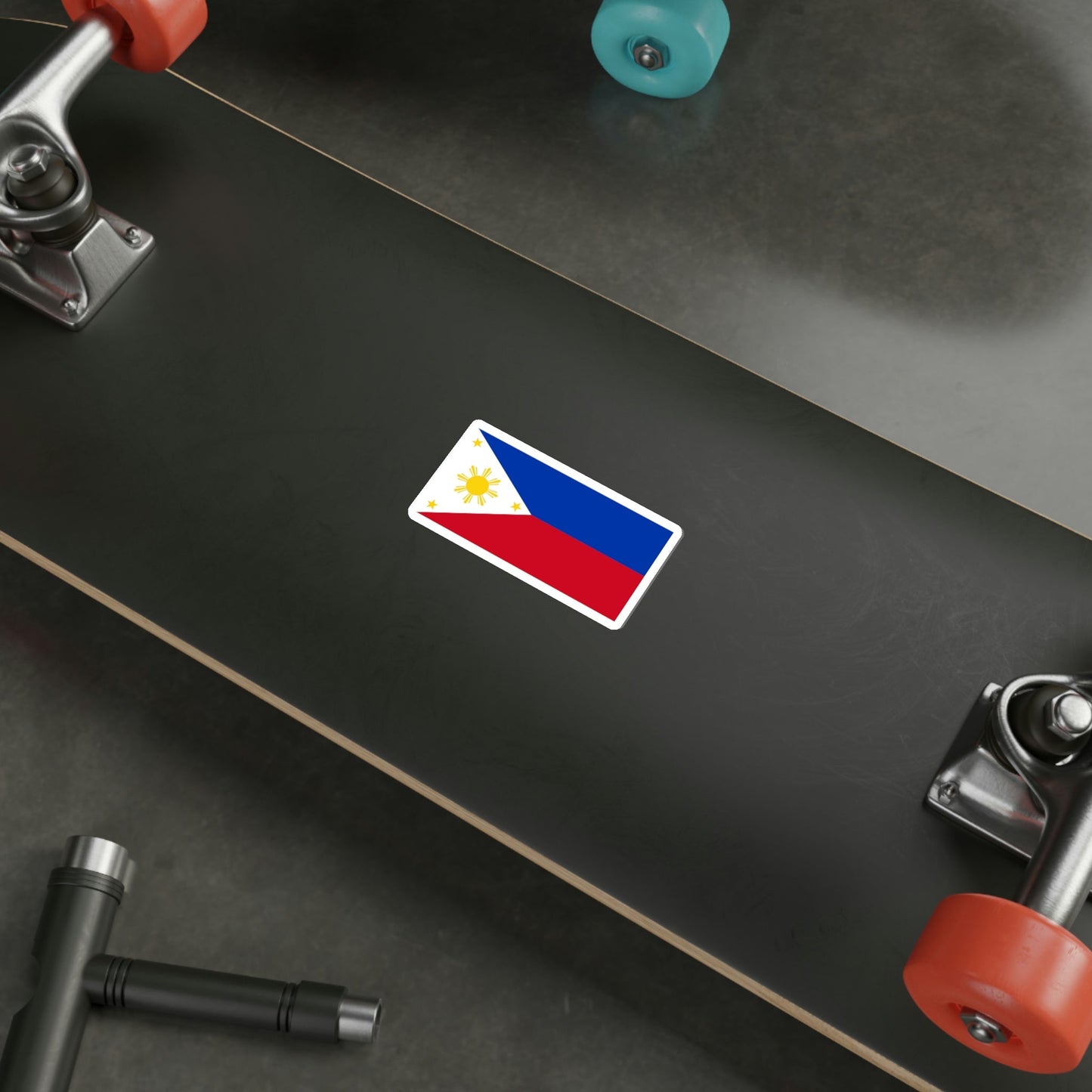 Flag of the Philippines STICKER Vinyl Die-Cut Decal-The Sticker Space