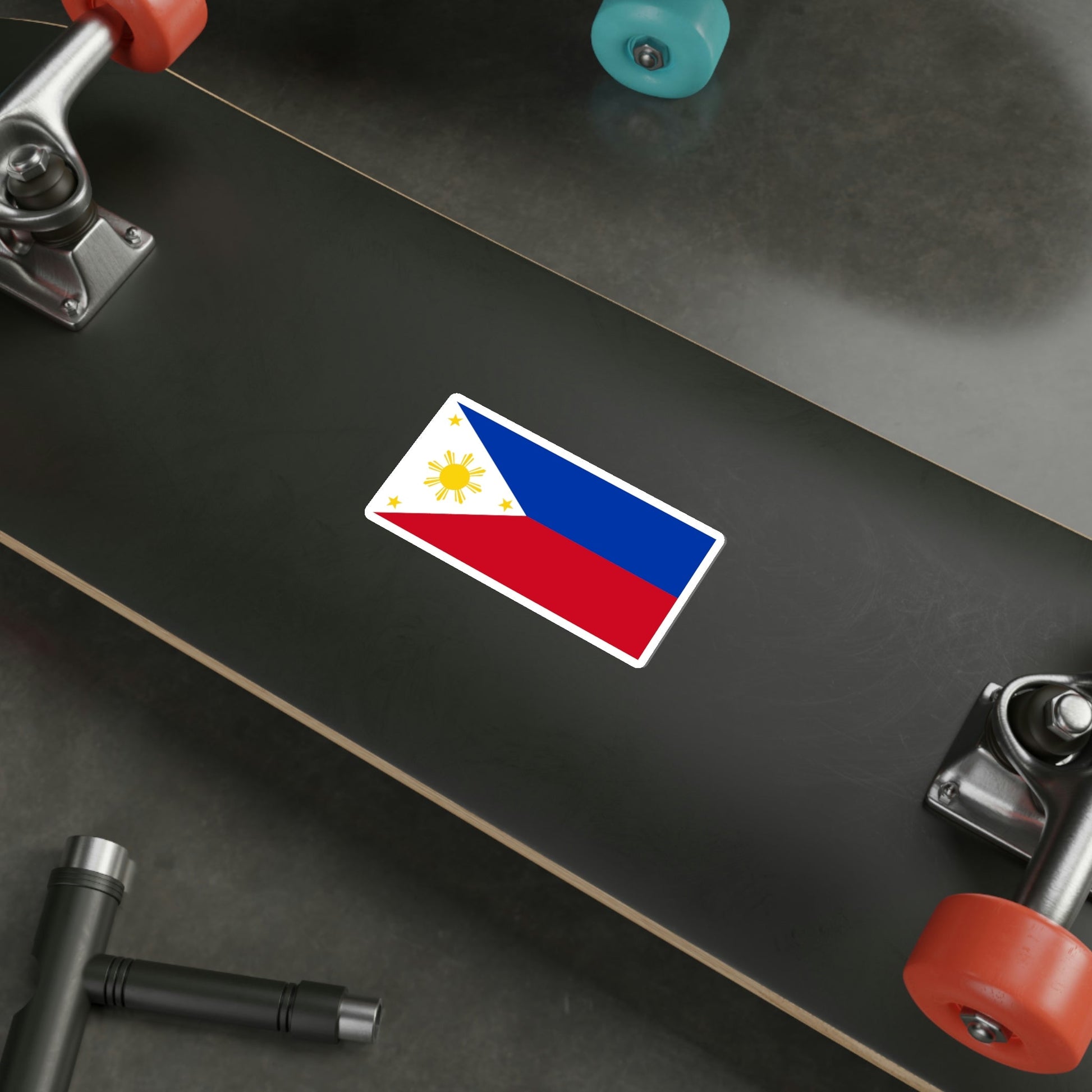 Flag of the Philippines STICKER Vinyl Die-Cut Decal-The Sticker Space