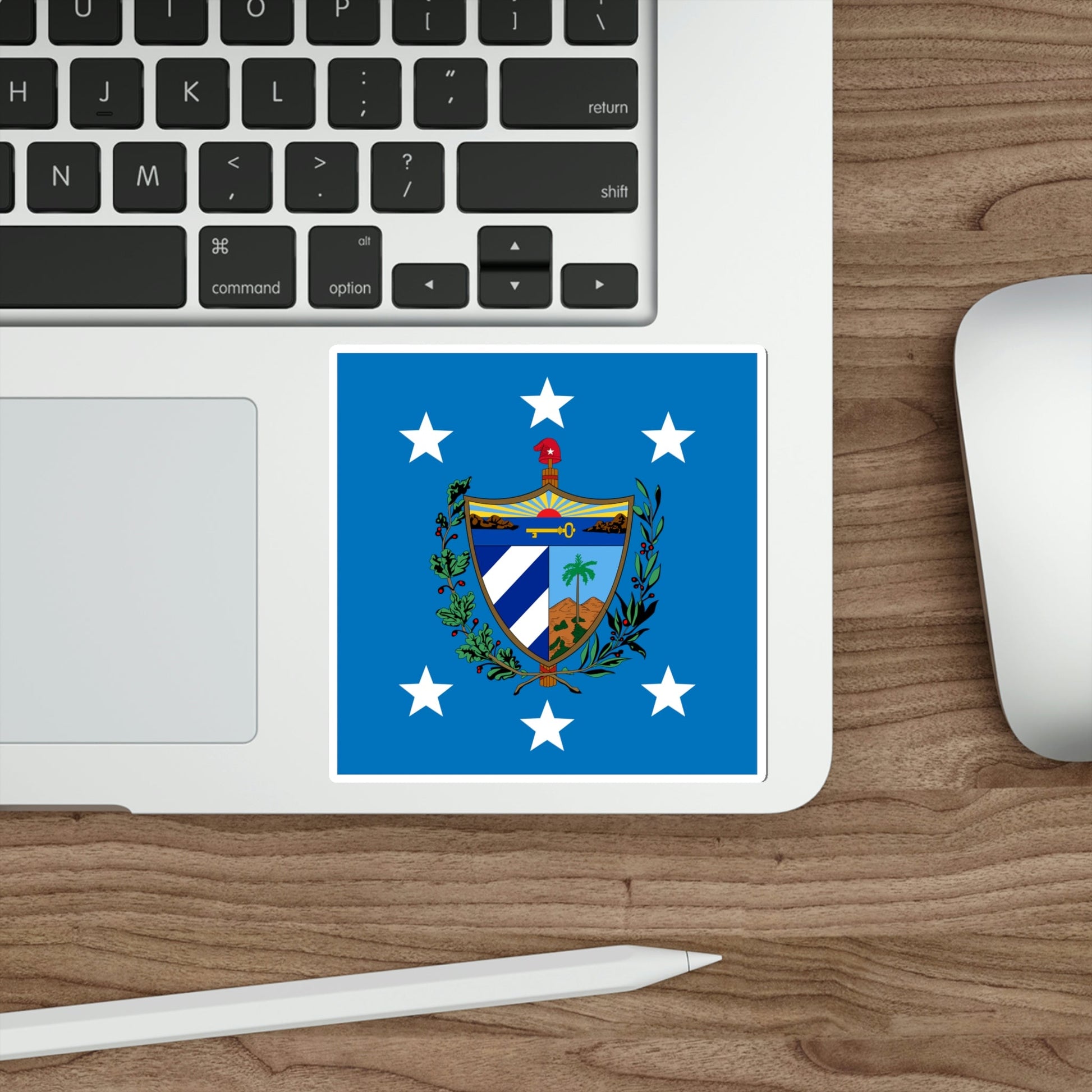 Flag of the President of Cuba STICKER Vinyl Die-Cut Decal-The Sticker Space