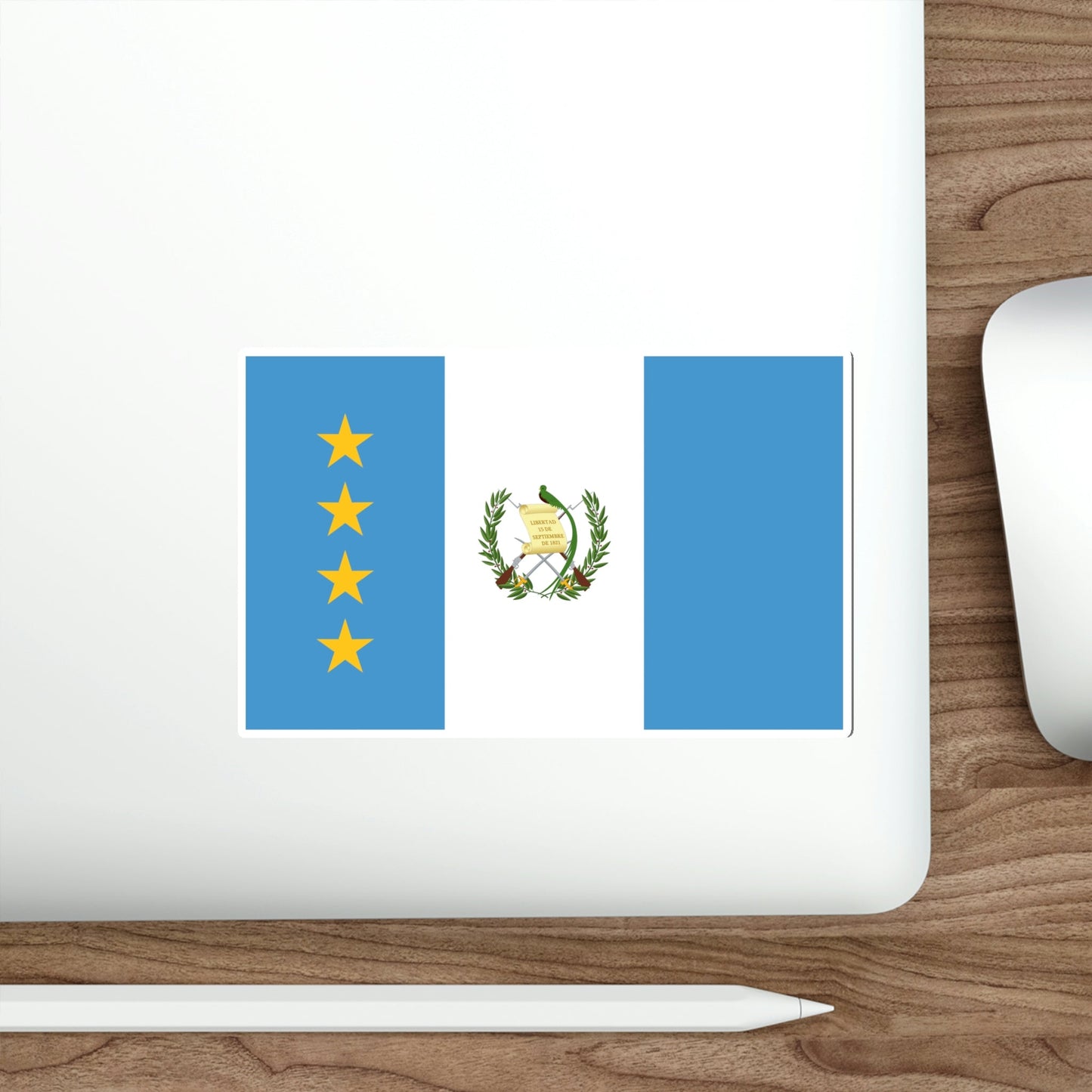 Flag of the President of the Congress of Guatemala STICKER Vinyl Die-Cut Decal-The Sticker Space