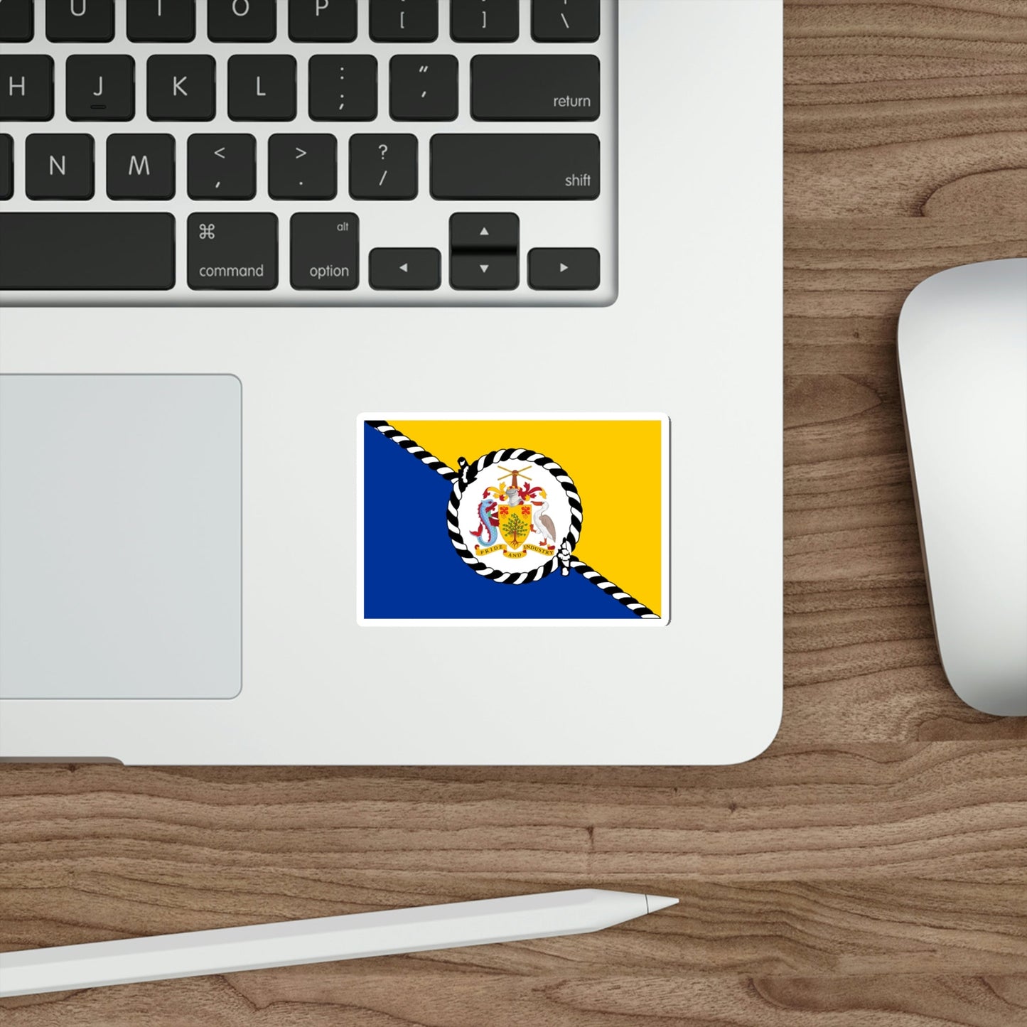 Flag of the Prime Minister of Barbados STICKER Vinyl Die-Cut Decal-The Sticker Space