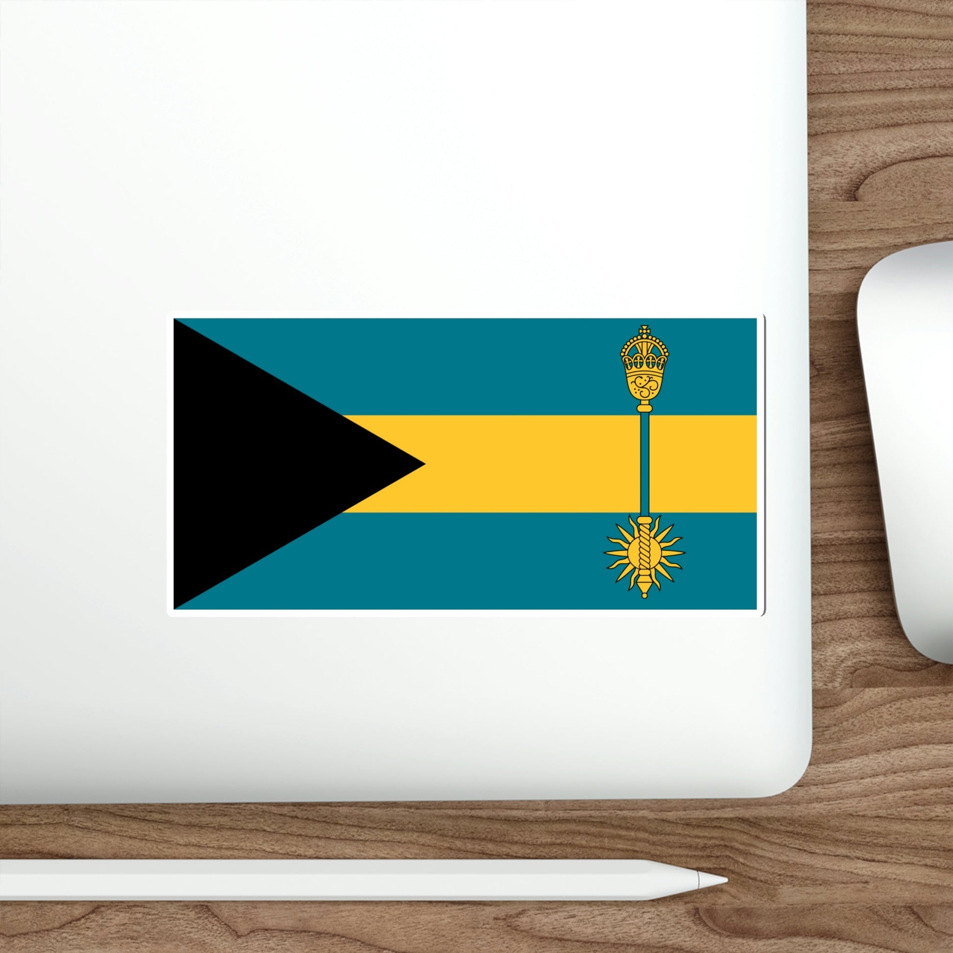 Flag of the Prime Minister of the Bahamas STICKER Vinyl Die-Cut Decal-The Sticker Space