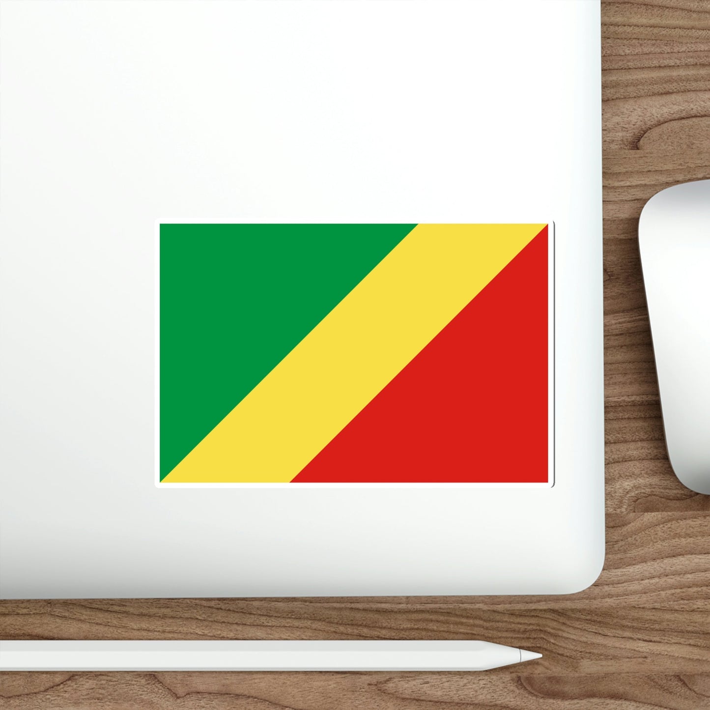 Flag of the Republic of the Congo STICKER Vinyl Die-Cut Decal-The Sticker Space