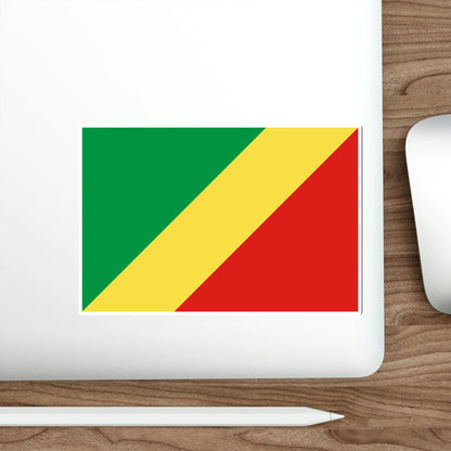 Flag of the Republic of the Congo STICKER Vinyl Die-Cut Decal-The Sticker Space