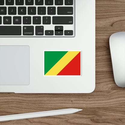 Flag of the Republic of the Congo STICKER Vinyl Die-Cut Decal-The Sticker Space