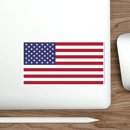 Flag of the United States USA STICKER Vinyl Die-Cut Decal-The Sticker Space